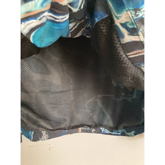 Ted Baker Active Full Zip Jacket Windbreaker Graphic Print Blue MEDIUM Women’s - Picture 6 of 12